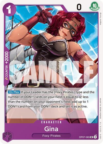 Gina #OP07-065 500 Years in the Future