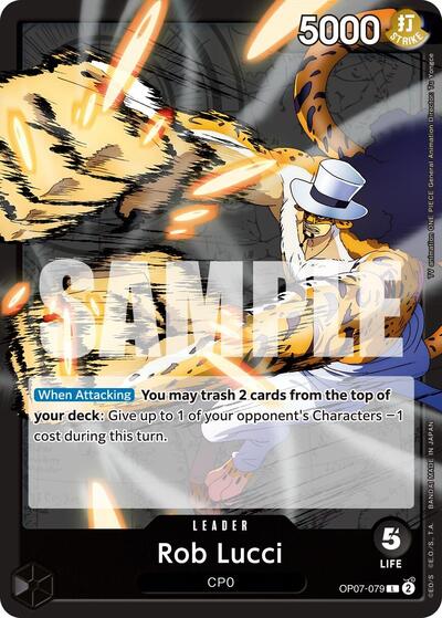 Rob Lucci #OP07-079 500 Years in the Future