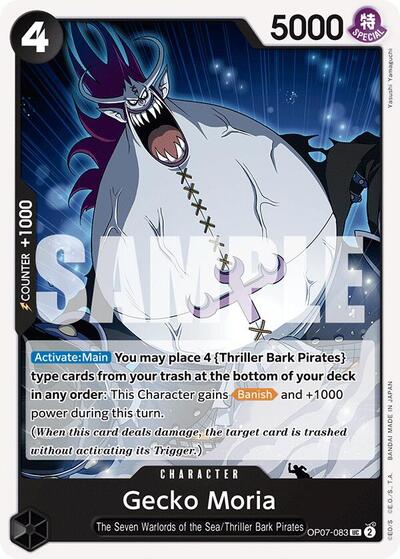 Gecko Moria #OP07-083 500 Years in the Future