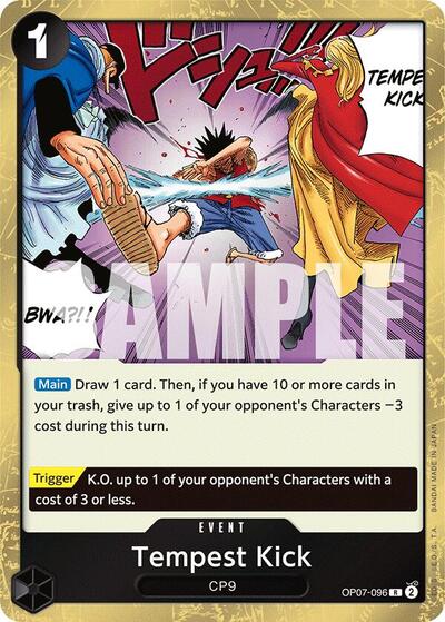 Tempest Kick #OP07-096 500 Years in the Future