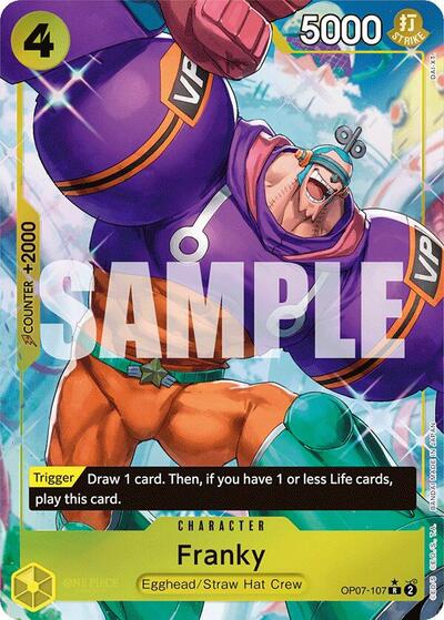 Franky (Parallel) #OP07-107 500 Years in the Future