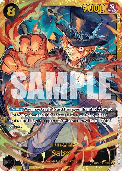 Sabo #OP07-118 500 Years in the Future