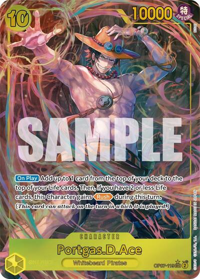 Portgas.D.Ace (Parallel) #OP07-119 500 Years in the Future