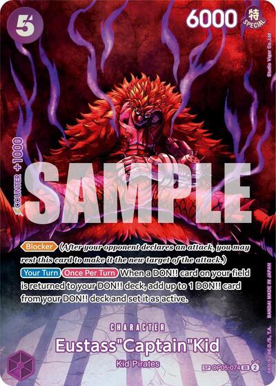 Eustass"Captain"Kid (SP) #OP05-074 500 Years in the Future