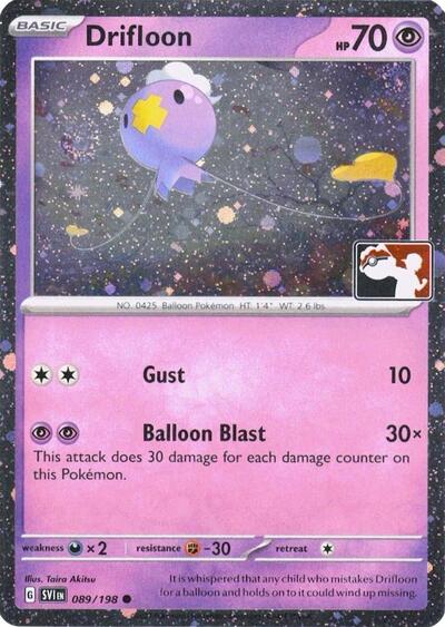 Drifloon #89 Prize Pack Series Cards
