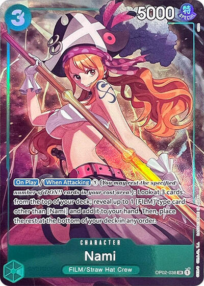Nami (Premium Card Collection -Best Selection Vol. 1-) #OP02-036 One Piece Promotion Cards
