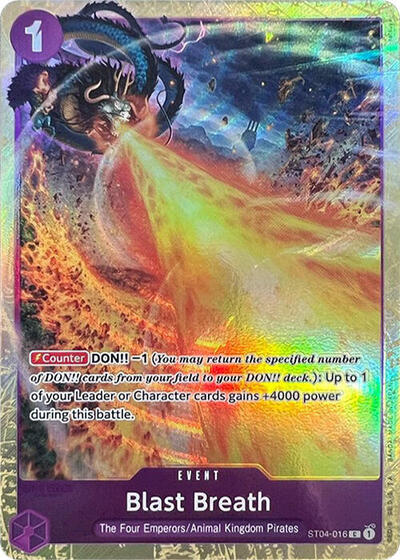 Blast Breath (Premium Card Collection -Best Selection Vol. 1-) #ST04-016 One Piece Promotion Cards