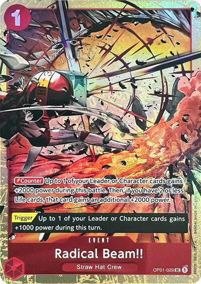Radical Beam!! (Premium Card Collection -Best Selection Vol. 1-) #OP01-029 One Piece Promotion Cards