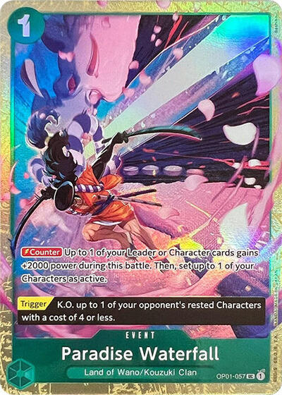 Paradise Waterfall (Premium Card Collection -Best Selection Vol. 1-) #OP01-057 One Piece Promotion Cards