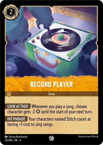 Record Player #32 Ursula's Return