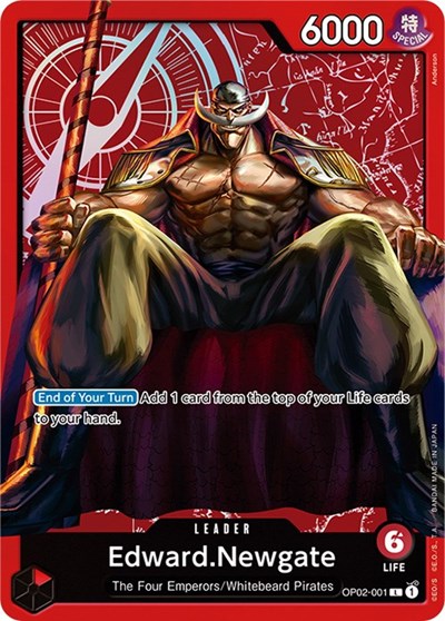 Edward.Newgate (Special Goods Set -Former Four Emperors-) #OP02-001 One Piece Promotion Cards