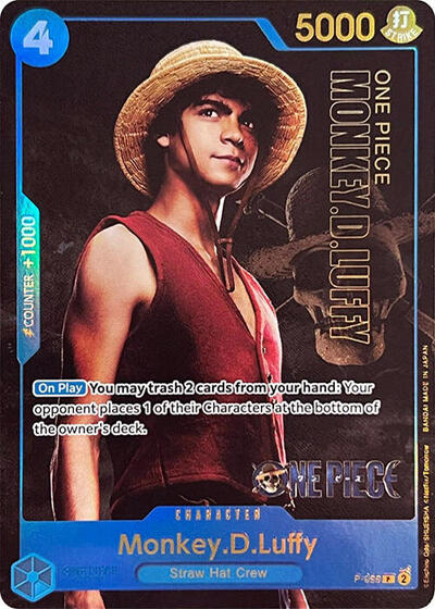 Monkey.D.Luffy (Premium Card Collection -Live Action Edition-) #P-055 One Piece Promotion Cards