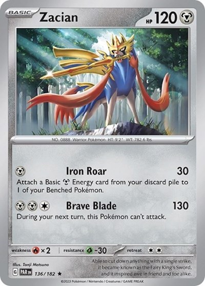 Zacian #136 PSA 10