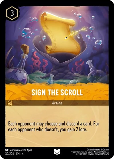 Sign the Scroll #30 Ursula's Return