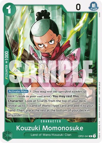 Kouzuki Momonosuke (Tournament Pack Vol. 7) #OP01-041 One Piece Promotion Cards