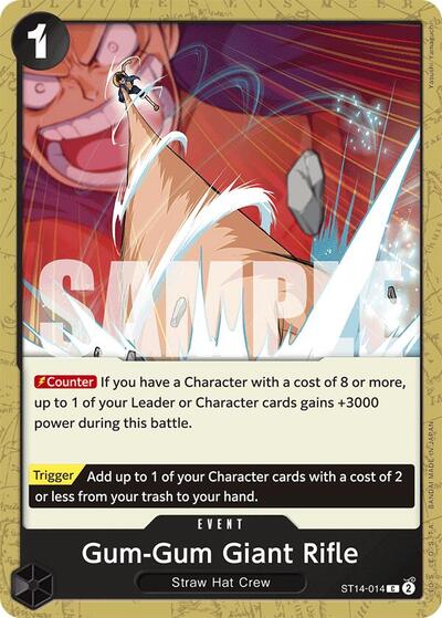 Gum-Gum Giant Rifle #ST14-014 Starter Deck 14: 3D2Y