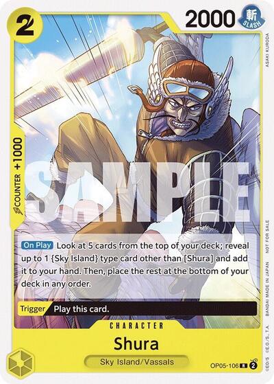 Shura (Tournament Pack Vol. 7) #OP05-106 One Piece Promotion Cards