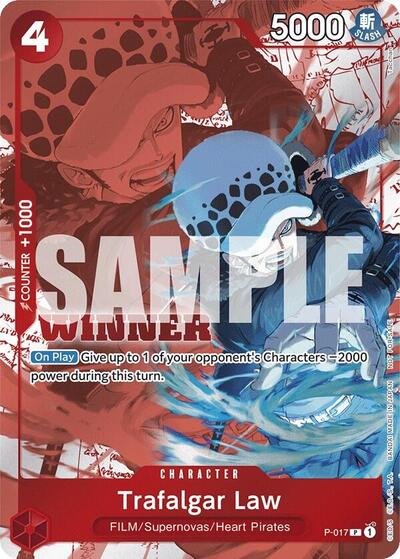 Trafalgar Law (Winner Pack Vol. 7) #P-017 One Piece Promotion Cards