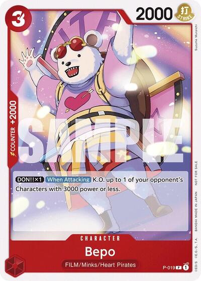 Bepo (Tournament Pack Vol. 7) #P-019 One Piece Promotion Cards