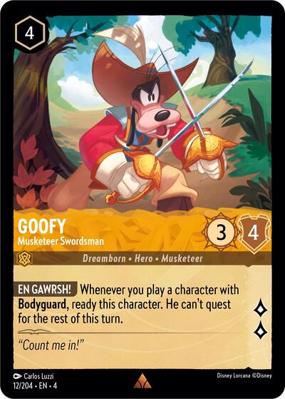 Goofy - Musketeer Swordsman #12 Ursula's Return