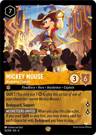 Mickey Mouse - Musketeer Captain #16 Ursula's Return