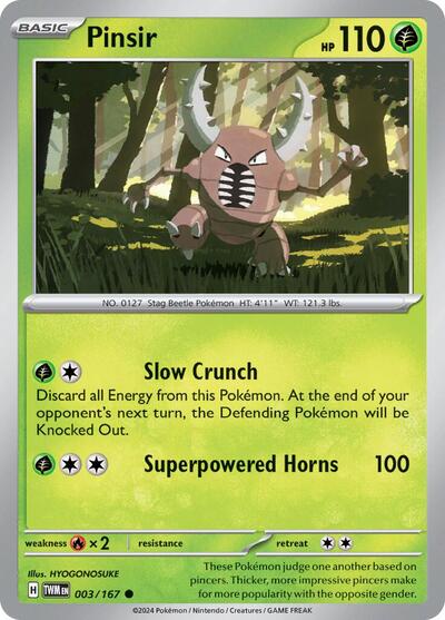 Pinsir #3 Twilight Masquerade