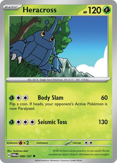 Heracross #8 Twilight Masquerade