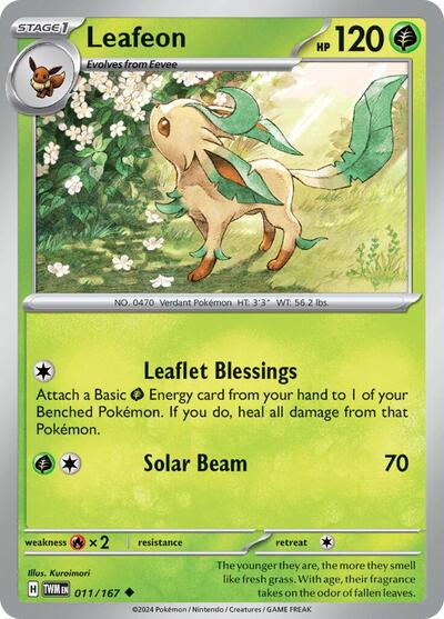 Leafeon #11 Twilight Masquerade
