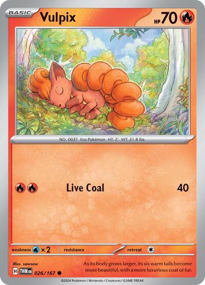 Vulpix #26 Twilight Masquerade