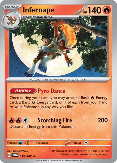 Infernape #33 Twilight Masquerade