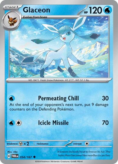 Glaceon #54 Twilight Masquerade