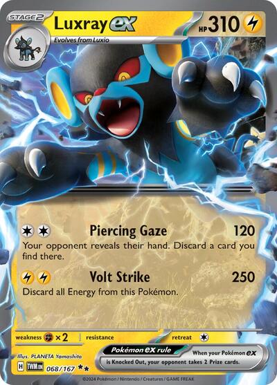 Luxray ex #68 Twilight Masquerade