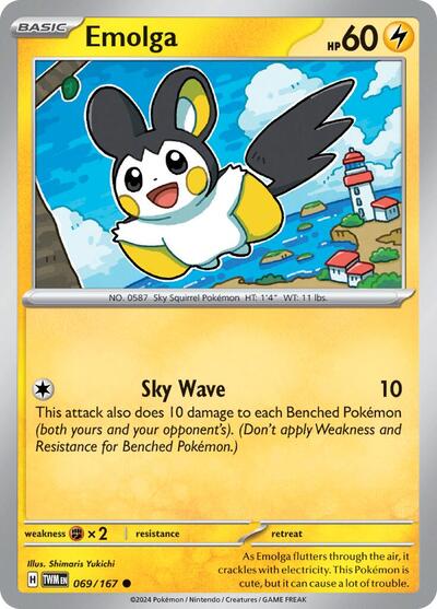 Emolga #69 Twilight Masquerade