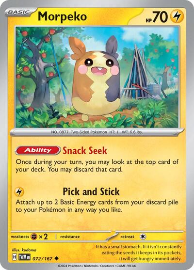 Morpeko #72 Twilight Masquerade