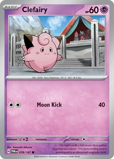 Clefairy #78 Twilight Masquerade