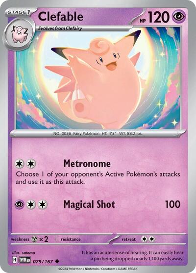 Clefable #79 Twilight Masquerade