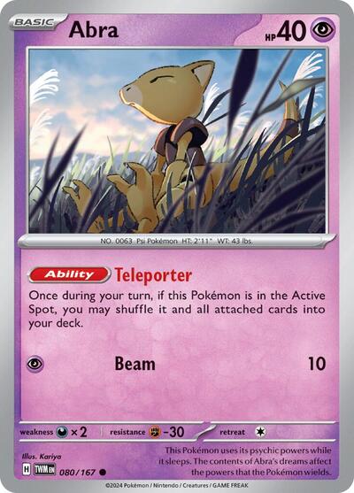 Abra #80 Twilight Masquerade