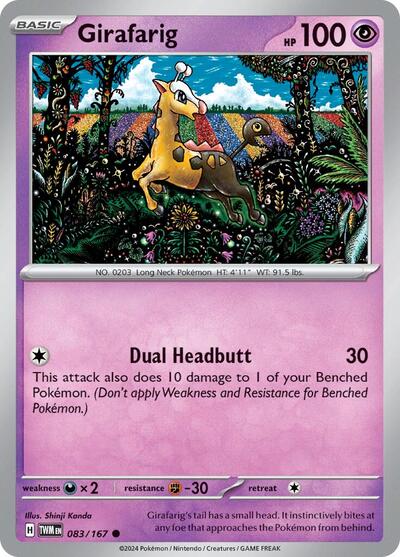 Girafarig #83 Twilight Masquerade
