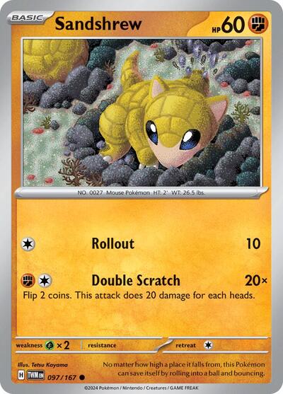 Sandshrew #97 Twilight Masquerade