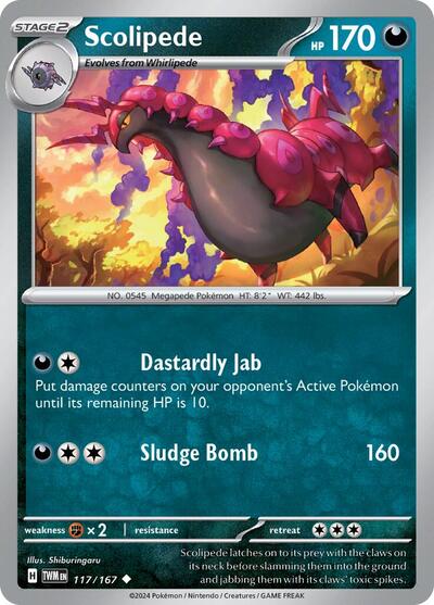 Scolipede #117 Twilight Masquerade