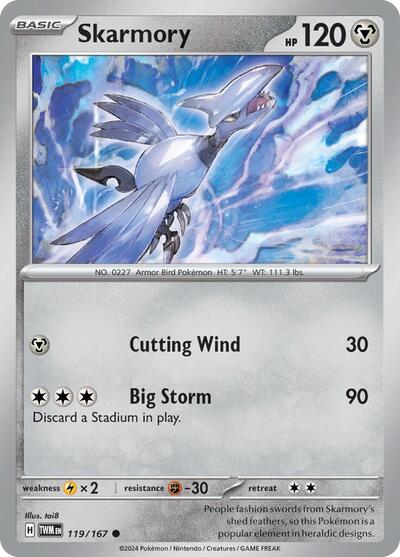 Skarmory #119 Twilight Masquerade