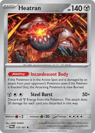 Heatran #123 Twilight Masquerade