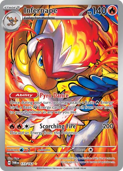 Infernape #173 Twilight Masquerade