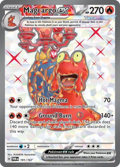 Magcargo ex #191 Twilight Masquerade