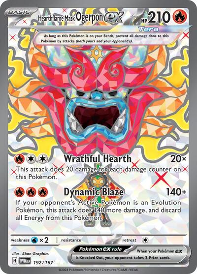 Hearthflame Mask Ogerpon ex #192 Twilight Masquerade
