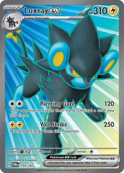 Luxray ex #195 Twilight Masquerade