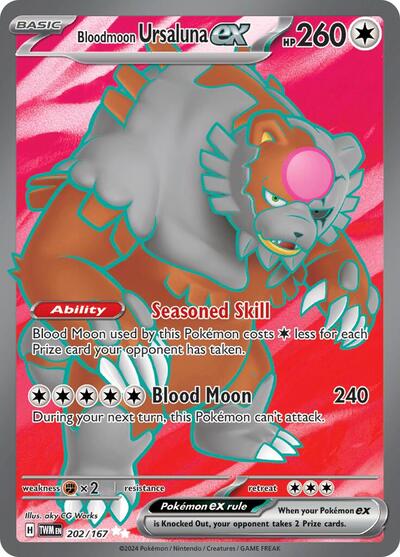 Bloodmoon Ursaluna ex #202 Twilight Masquerade