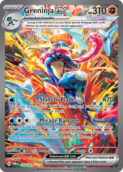 Greninja ex #214 Twilight Masquerade