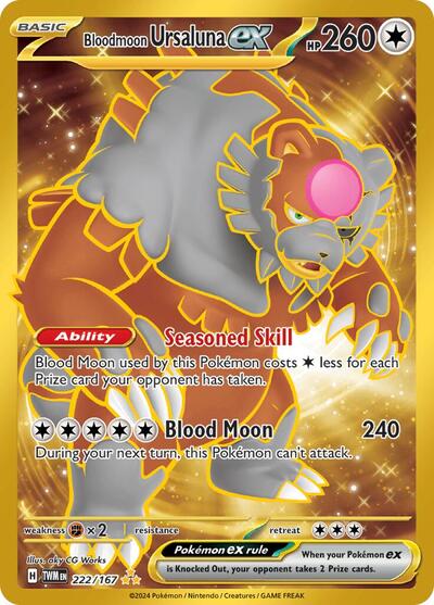 Bloodmoon Ursaluna ex #222 Twilight Masquerade