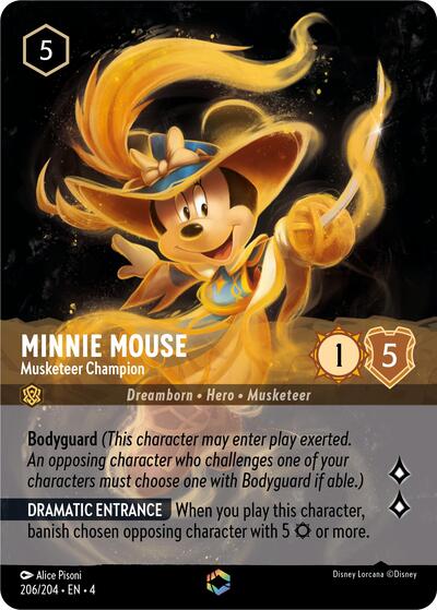 Minnie Mouse - Musketeer Champion (Enchanted) #206 Ursula's Return